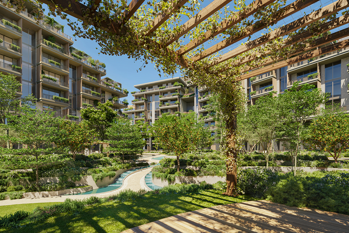 Edible gardens at Arancia Yards