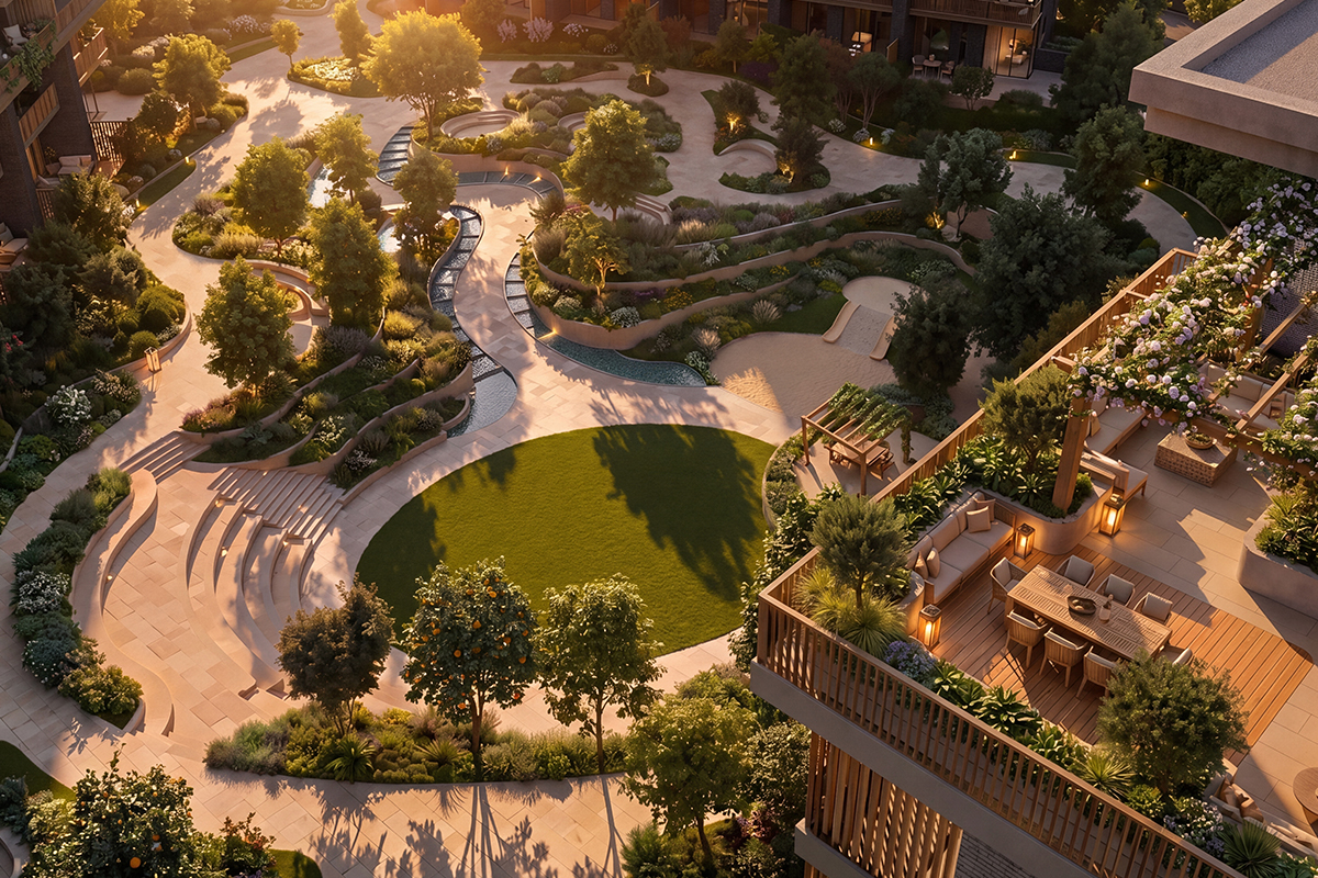 Arancia Yards garden landscape